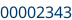 Numéro de châssis partie 2