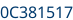 Numéro de châssis partie 2