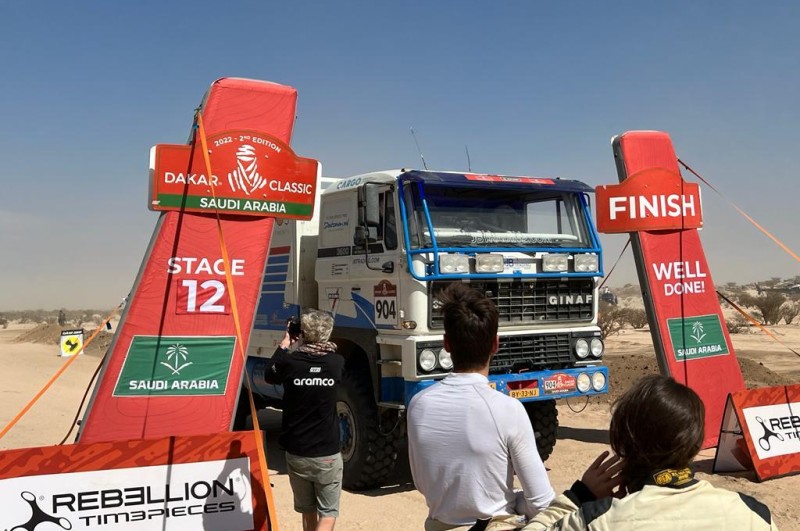 Team JB Trading heeft de Dakar Classic rally van 2022 uitgereden.