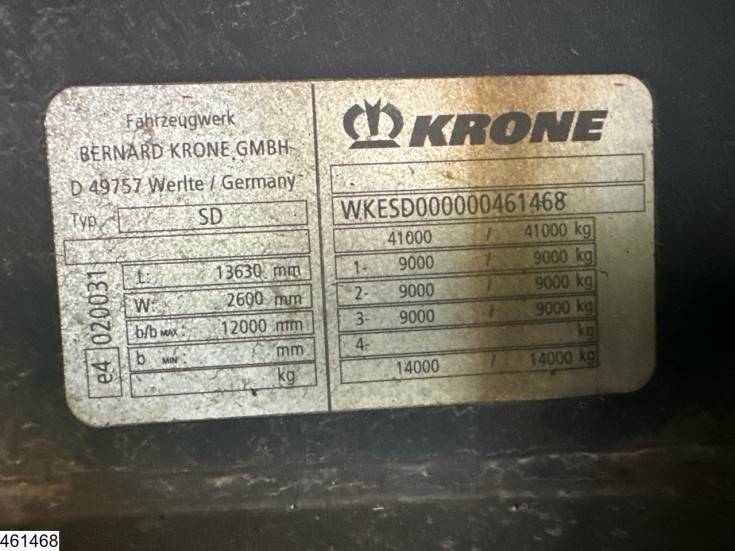 Krone gesloten bak