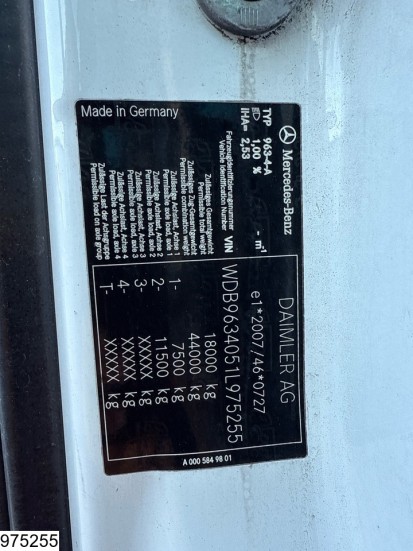 Mercedes Actros 1843