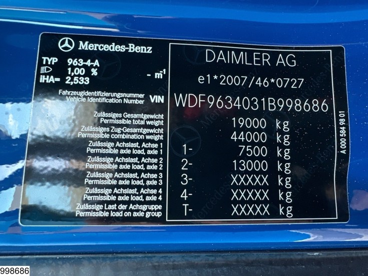 Mercedes Actros 1845