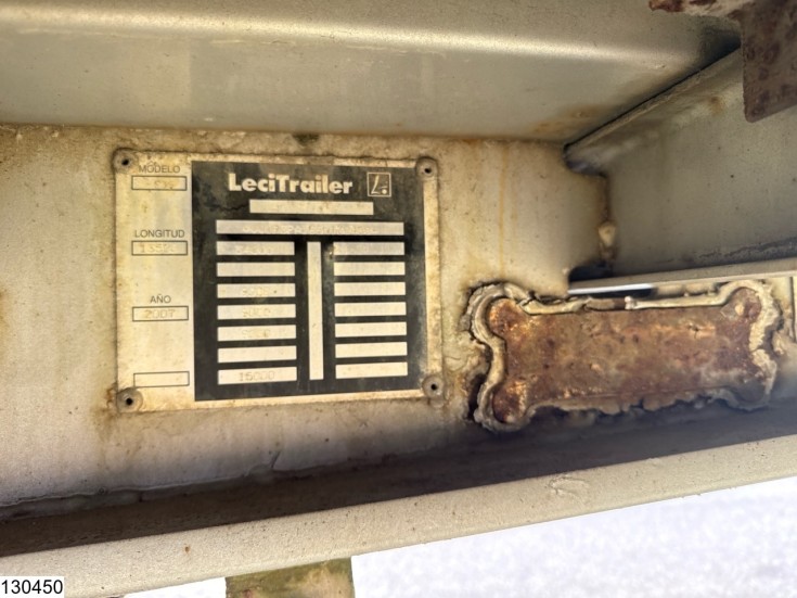Lecitrailer open laadbak