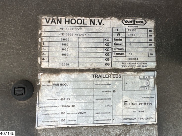 Van Hool gesloten bak