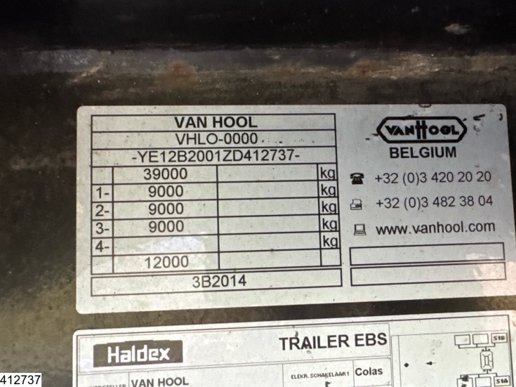 Van Hool gesloten bak