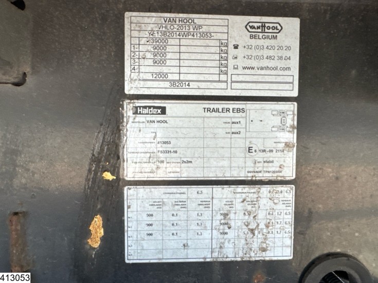 Van Hool gesloten bak