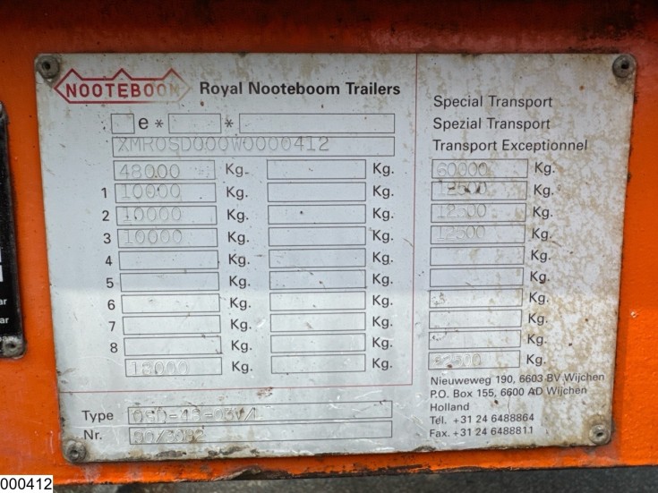 Nooteboom Lowbed