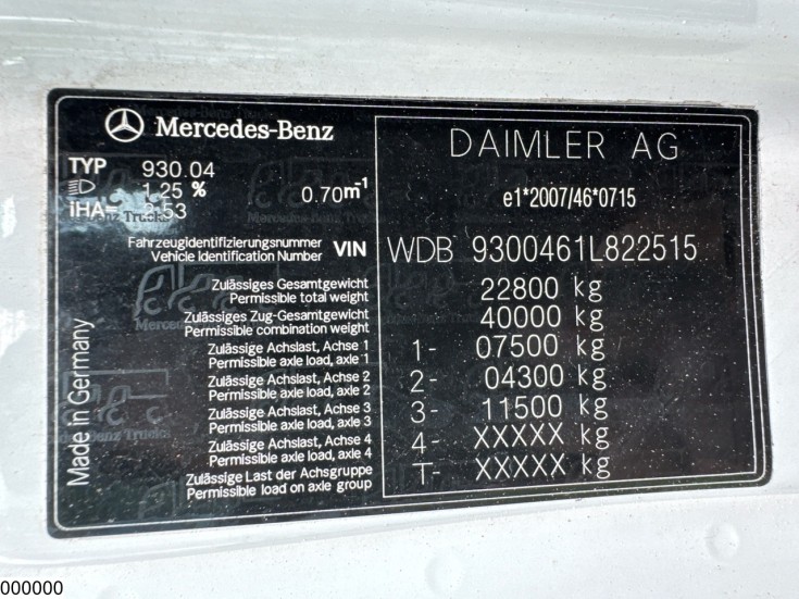 Mercedes Actros 2544