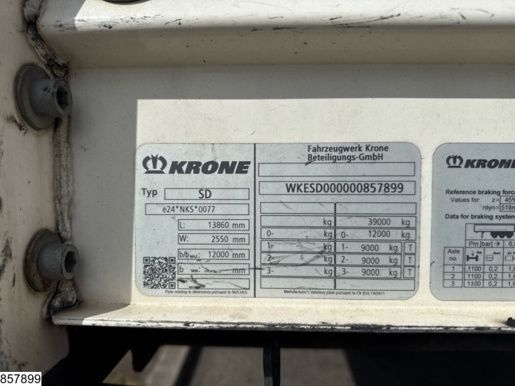 Krone open laadbak