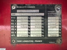 Robuste open laadbak