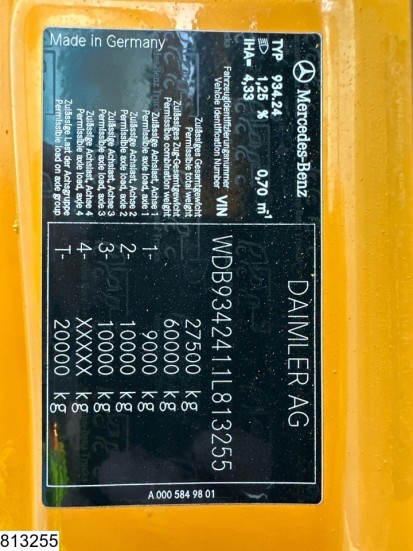 Mercedes Actros 2860