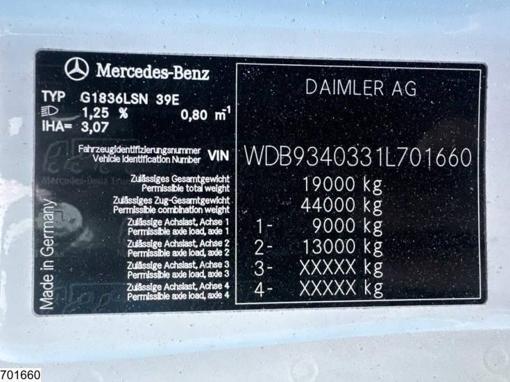 Mercedes Actros 1836