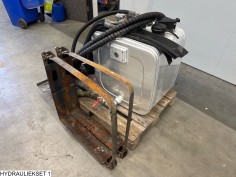 Afhymat Pump, tank and hydraulic hoses