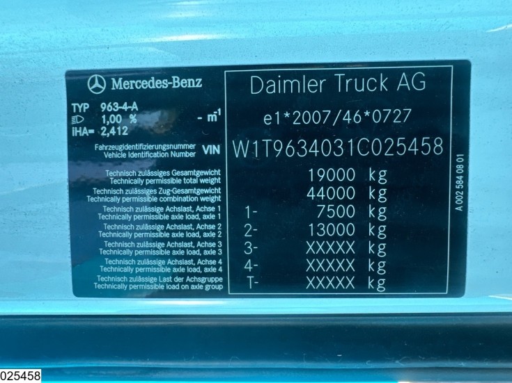 Mercedes Actros 1845