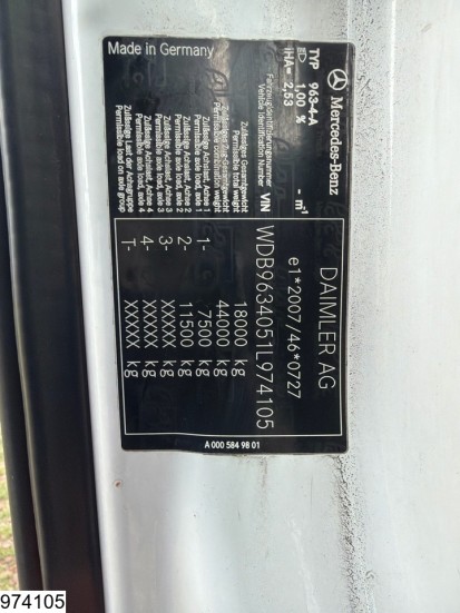 Mercedes Actros 1843