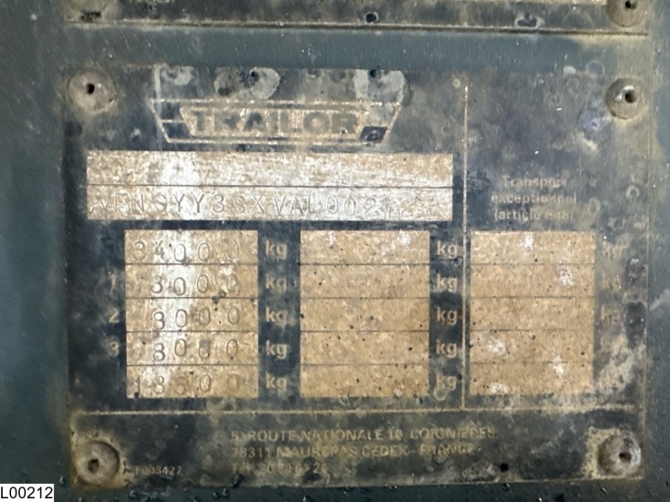 Trailor open laadbak