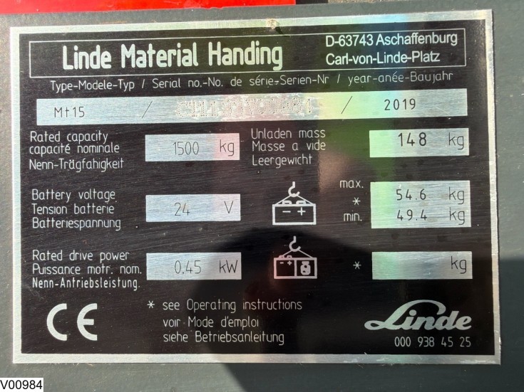 Linde MT 15