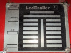 Lecitrailer open laadbak