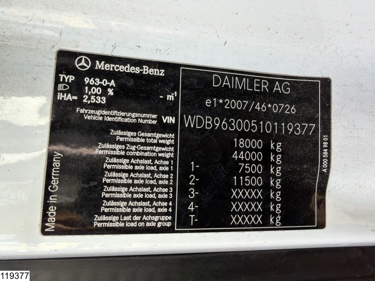 Mercedes Actros 1843