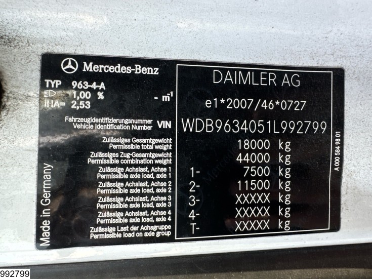Mercedes Actros 1843