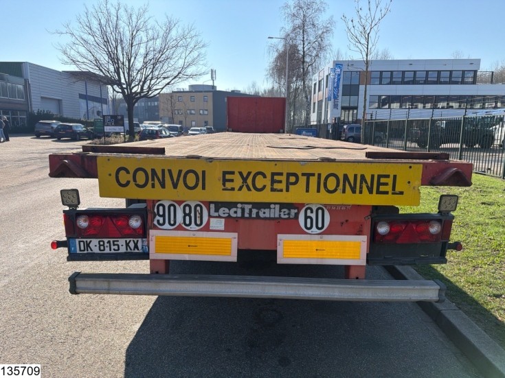 Lecitrailer open laadbak