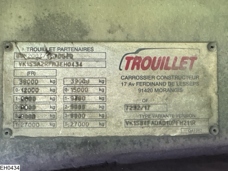 Trouillet open laadbak