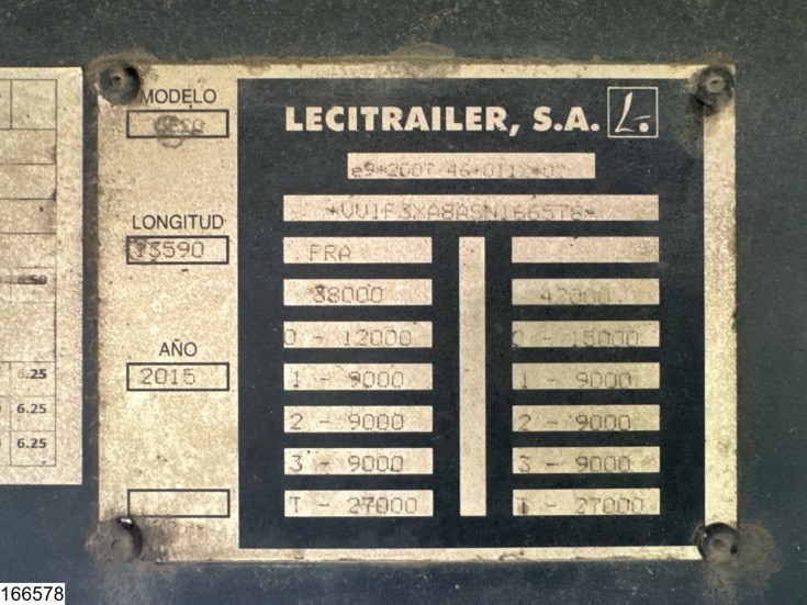 Lecitrailer Koel vries