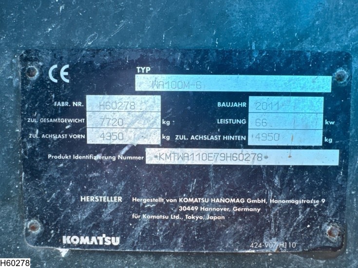 Komatsu WA 100 M-6