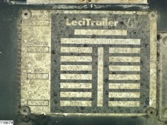Lecitrailer gesloten bak