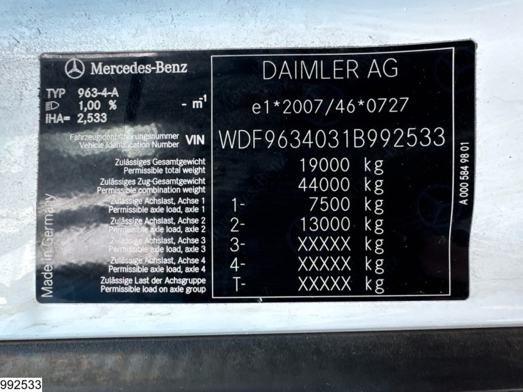 Mercedes Actros 1836
