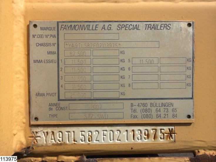 Faymonville Lowbed