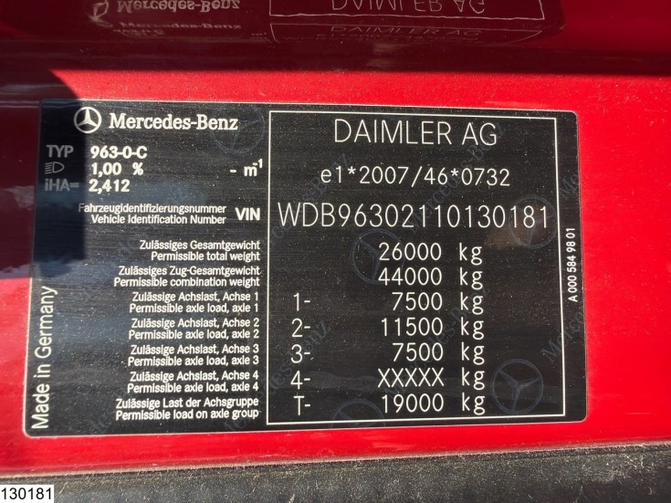 Mercedes Actros 2548