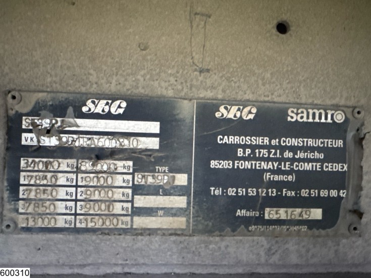 Samro gesloten bak