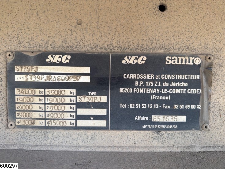 Samro gesloten bak