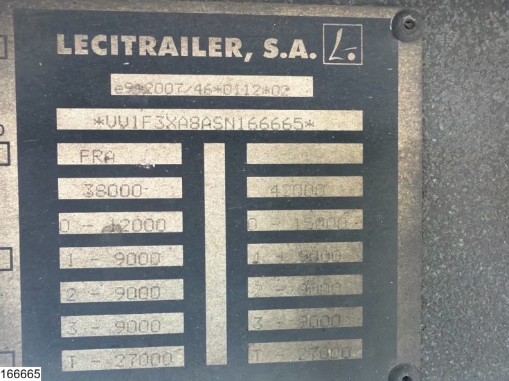 Lecitrailer Koel vries