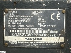 Yanmar SV08 1A