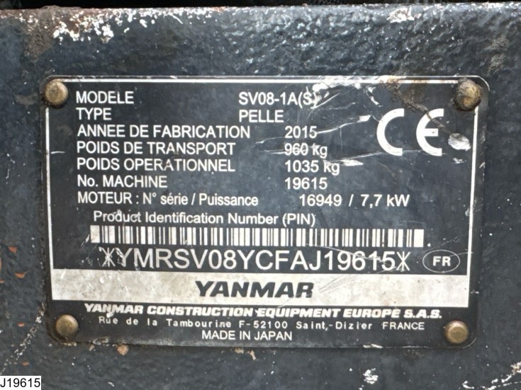 Yanmar SV08 1A