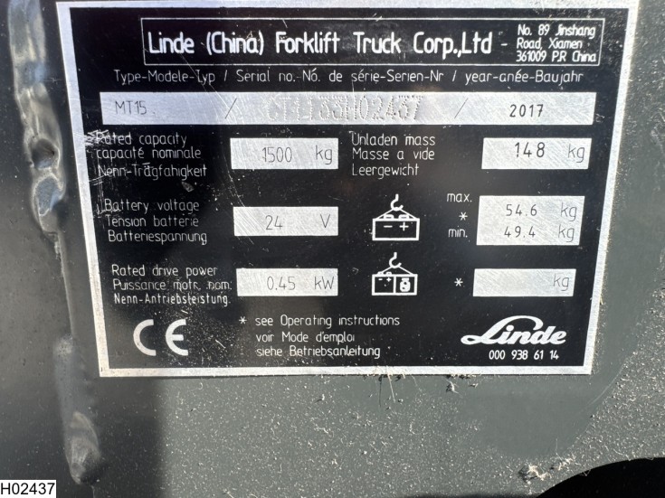 Linde MT 15