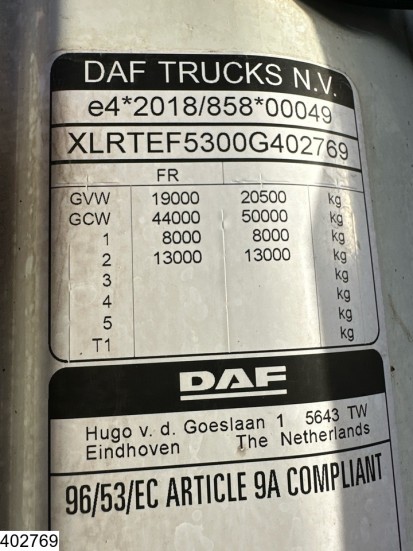 DAF XG 480
