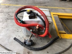 Universeel Pump, tank, control switch and hydraulic hoses