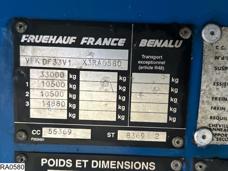 Fruehauf gesloten bak