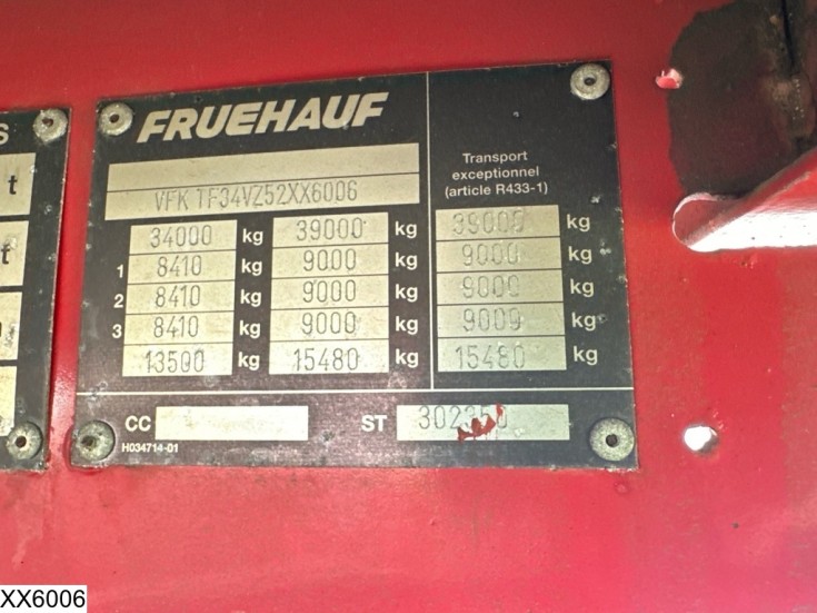 Fruehauf gesloten bak