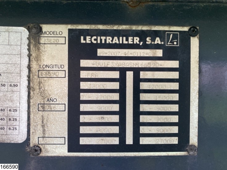 Lecitrailer Koel vries