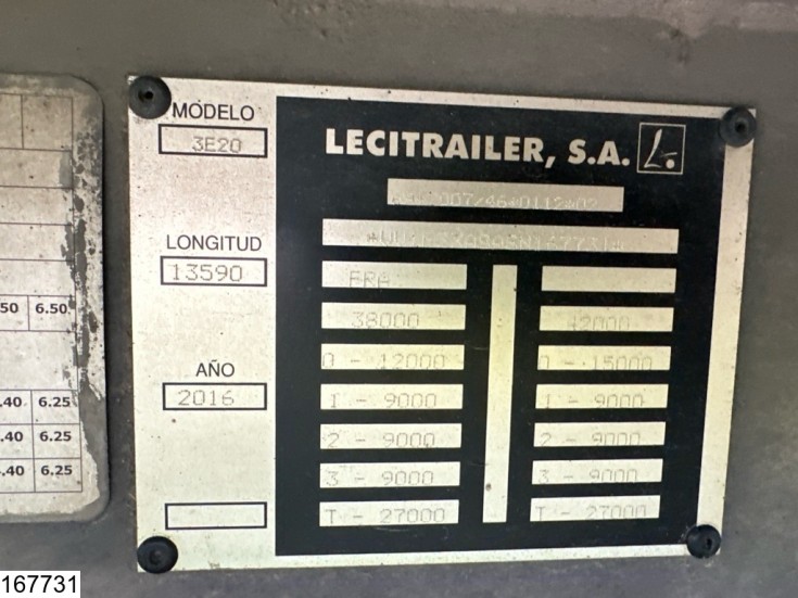 Lecitrailer Koel vries