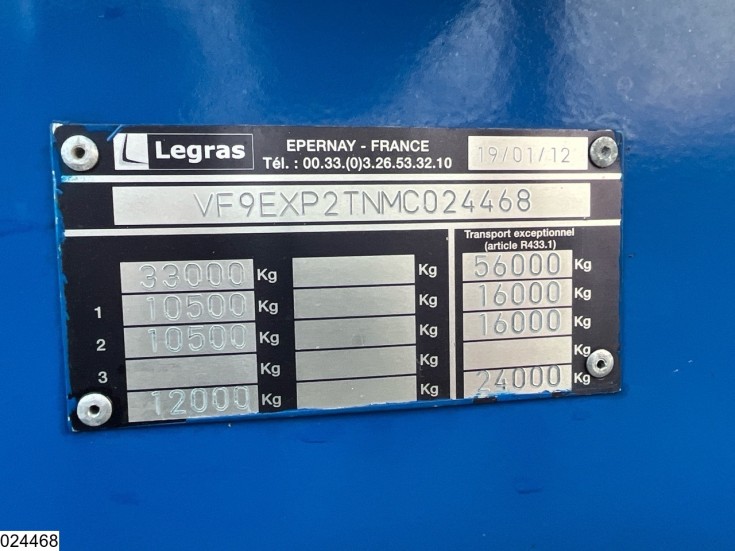 Legras Openlaadbak